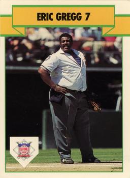 1990 T&M Sports Umpires #31 Eric Gregg Front