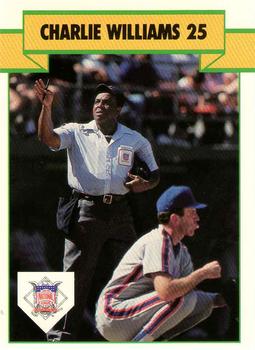1990 T&M Sports Umpires #37 Charlie Williams Front
