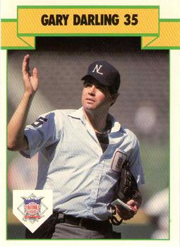 1990 T&M Sports Umpires #56 Gary Darling Front