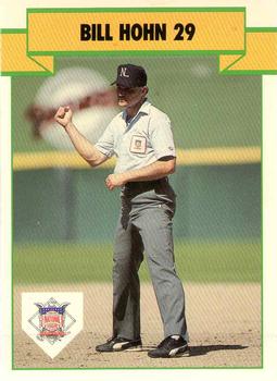 1990 T&M Sports Umpires #60 Bill Hohn Front