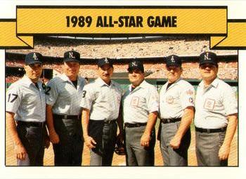 1990 T&M Sports Umpires #61 1989 All-Star Game Front
