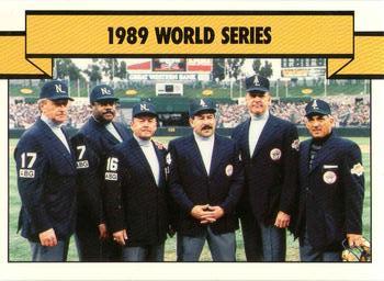 1990 T&M Sports Umpires #62 1989 World Series Front