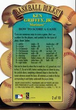 1997 Ultra - Baseball Rules! #2 Ken Griffey, Jr. Back