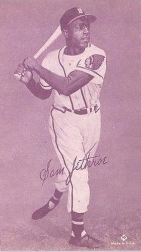 1953 Canadian Exhibits #10 Sam Jethroe Front