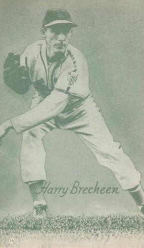 1953 Canadian Exhibits #14 Harry Brecheen Front