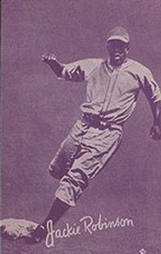 1953 Canadian Exhibits #19 Jackie Robinson Front