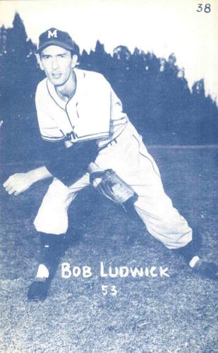 1953 Canadian Exhibits #38 Bob Ludwick Front