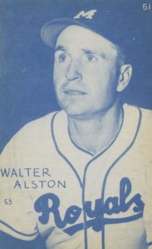 1953 Canadian Exhibits #61 Walter Alston Front