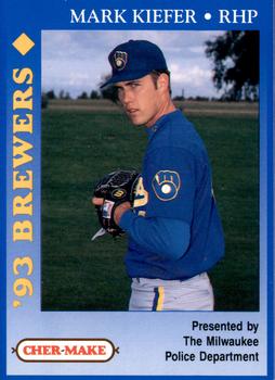 1993 Milwaukee Brewers Police #NNO Mark Kiefer Front