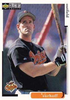 1998 Collector's Choice Baltimore Orioles #10 B.J. Surhoff Front