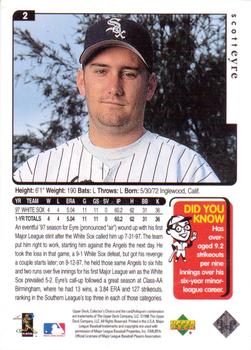 1998 Collector's Choice Chicago White Sox #2 Scott Eyre Back
