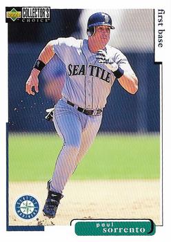 1998 Collector's Choice Seattle Mariners #12 Paul Sorrento Front
