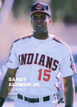 1990 M.V.P. Rookies Superstars Set of 12 (unlicensed) #4 Sandy Alomar Jr. Front