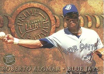 1996 Ultra - Prime Leather Gold Medallion #3 Roberto Alomar Front