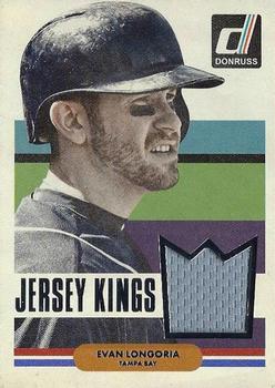 2015 Donruss - Jersey Kings #20 Evan Longoria Front