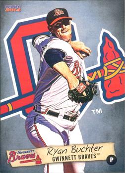 2014 Choice Gwinnett Braves #4 Ryan Buchter Front