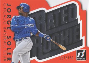 2015 Donruss - Rated Rookies Die Cut Silver #4 Jorge Soler Front