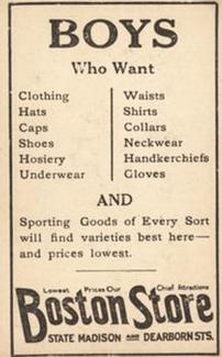 1917 Boston Store (H801-8) #12 Dave Bancroft Back