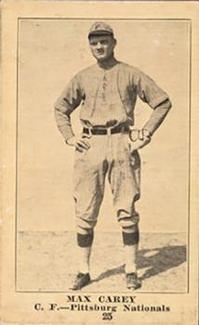 1917 Boston Store (H801-8) #25 Max Carey Front