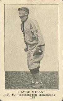 1917 Boston Store (H801-8) #118 Clyde Milan Front