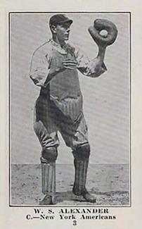 1917 Collins-McCarthy (E135) #3 Walt Alexander Front