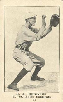 1917 Collins-McCarthy (E135) #61 Mike Gonzalez Front