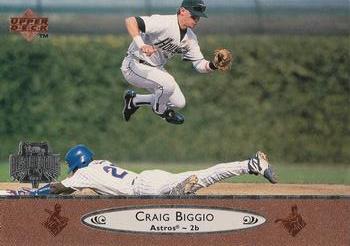1996 Upper Deck All-Star Card Set 3x5 #345 Craig Biggio Front