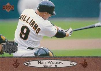 1996 Upper Deck All-Star Card Set 3x5 #455 Matt Williams Front
