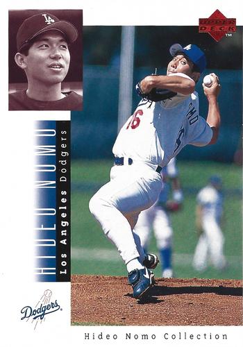 1996 Upper Deck Hideo Nomo Collection 3x5 #12 Hideo Nomo Front