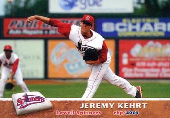 2009 Grandstand Lowell Spinners #NNO Jeremy Kehrt Front