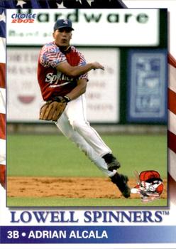2002 Choice Lowell Spinners #17 Arian Alcala Front