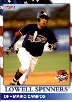 2002 Choice Lowell Spinners #24 Mario Campos Front