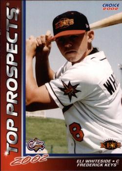 2002 Choice Carolina League Top Prospects #02 Eli Whiteside Front