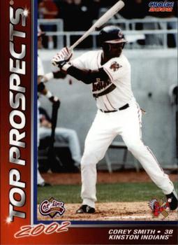 2002 Choice Carolina League Top Prospects #05 Corey Smith Front