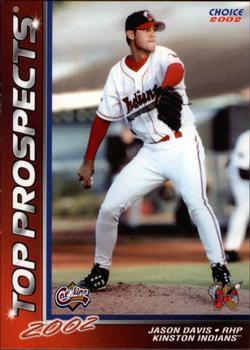 2002 Choice Carolina League Top Prospects #07 Jason Davis Front