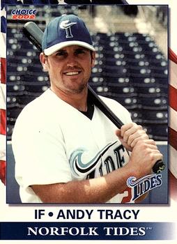 2002 Choice Norfolk Tides #30 Andy Tracy Front