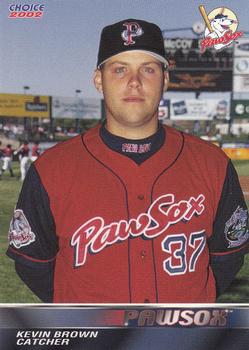 2002 Choice Pawtucket Red Sox #07 Kevin Brown Front