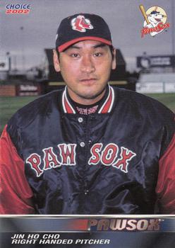 2002 Choice Pawtucket Red Sox #08 Jin Ho Cho Front