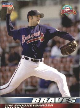 2002 Choice Richmond Braves #24 Tim Spooneybarger Front