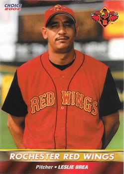 2002 Choice Rochester Red Wings #2 Lesli Brea Front