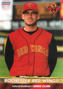 2002 Choice Rochester Red Wings #4 Howie Clark Front