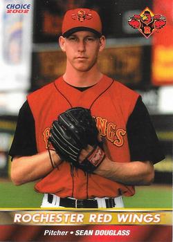 2002 Choice Rochester Red Wings #6 Sean Douglass Front