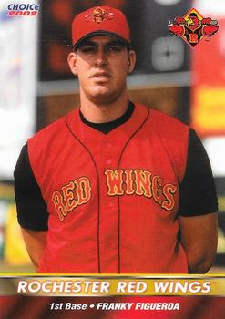 2002 Choice Rochester Red Wings #8 Franky Figueroa Front