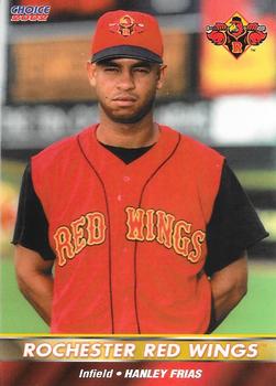 2002 Choice Rochester Red Wings #10 Hanley Frias Front