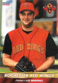 2002 Choice Rochester Red Wings #14 Lee Marshall Front
