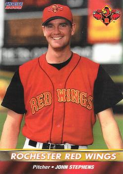 2002 Choice Rochester Red Wings #23 John Stephens Front