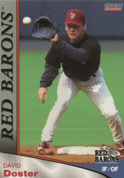 2002 Choice Scranton/Wilkes-Barre Red Barons #03 David Doster Front