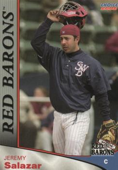 2002 Choice Scranton/Wilkes-Barre Red Barons #19 Jeremy Salazar Front