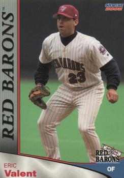 2002 Choice Scranton/Wilkes-Barre Red Barons #24 Eric Valent Front