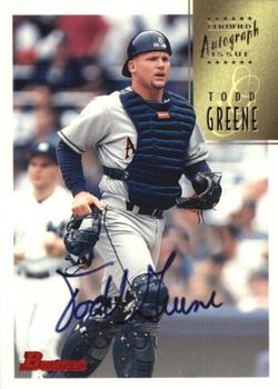 1997 Bowman - Certified Autographs Black Ink #CA31 Todd Greene Front